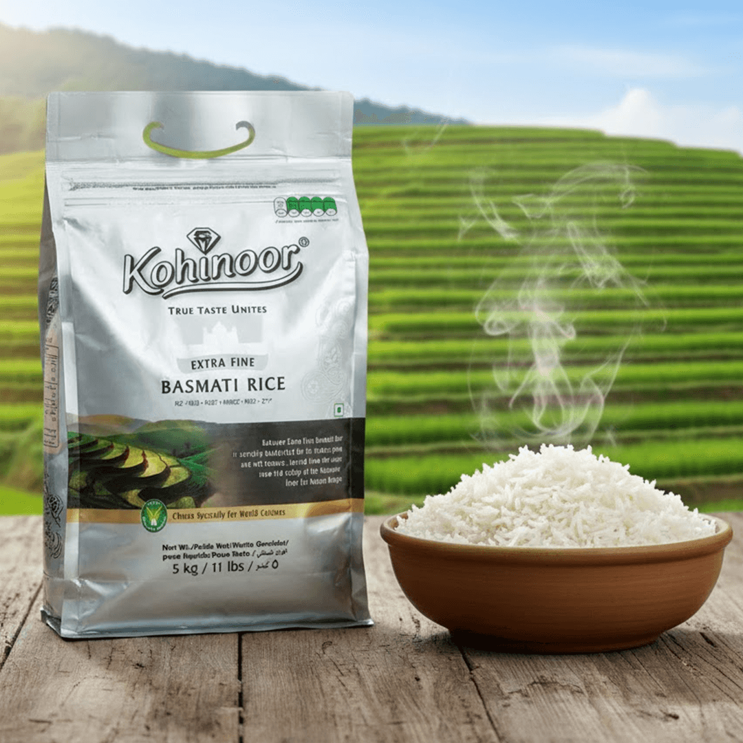 Extra Fine Basmati Rice 5kg【KOHINOOR】